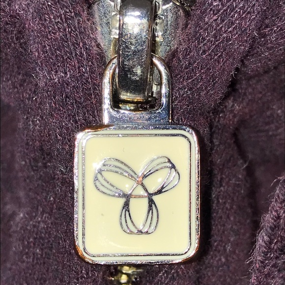 TNA ARITZIA FULL ZIP HOODIE WINE BURGUNDY EMBROIDERED LOGO SIZE M - Picture 6 of 15